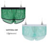 1.Vert/1.Bleu ciel (2pcs)